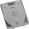 The underside of a gray plastic washing machine detergent dispenser drawer. Produktbild-Vorschau