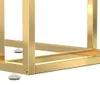 vidaXL Počítačový stolek Transparent 50x35x65 cm Tvrzené Náhled obrázku produktu 6