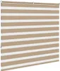 vidaXL Doppelrollo Sandbraun 160x150 cm Stoffbreite 155,9 Produktbild-Vorschau 3