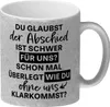 Abschied Kollege Glitzer-Kaffeebecher mit Spruch Wie kommst Produktbild-Vorschau 1