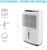 Pro Breeze Luftentfeuchter für Raumgröße ca. 120m³ weiß Produktbild-Vorschau 9