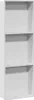 vidaXL Duschnische Weiß 90 x 30 x 9,5 cm Edelstahl Produktbild-Vorschau 1