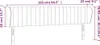 vidaXL Kopfteil mit Ohren Hellgrau 163x23x78/88 cm Stoff Produktbild-Vorschau 8