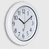 MONZANA® Horloge radio pilotée murale Ø30 cm blanche Voir les images du produit 3