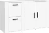 vidaXL Sideboard Weiß 100x33x59,5 cm Holzwerkstoff Produktbild-Vorschau 2