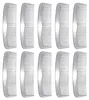 Praktischer Haarkamm 120mm transparent – 10er Set Produktbild-Vorschau 1