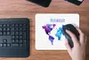 MuchoWow® Mauspad Mousepad Karte - Aquarellfarbe - Text Produktbild-Vorschau 4