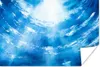 MuchoWow® Poster Wasser - Meer - Sonne 30x20 cm - Plakate - Produktbild-Vorschau 1