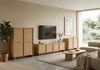 BETTSO Highboard SUNA Japandi Schrank Kommode hoch Eiche Produktbild-Vorschau 7