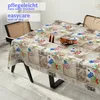 Tischdecke Wachstuch MIMOSA Blumen Beige Robust Produktbild-Vorschau 2