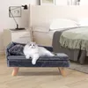 COSTWAY Katzensofa Luxus, Katzenbett erhöht, Katzencouch Produktbild-Vorschau 2