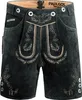 Pantaloni corti in pelle tradizionali da uomo PAULGOS - HK1 Anteprima dell’immagine prodotto 6