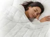 Juskys Gewichtsdecke 135x200 – weiß, schwere Therapiedecke Produktbild-Vorschau 11