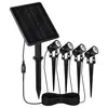 MasterLED Solar-Gartenstrahler 4 x LED 3000K 400lm IP54 Produktbild-Vorschau 1