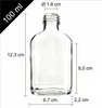 gouveo 24er Set Glasflaschen 100 ml Flachmann mit Produktbild-Vorschau 5