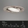 Briloner LED Einbauleuchten nickel 3er-Set 3xLED/GU10/5W Produktbild-Vorschau 5