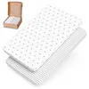 2er Set Spannbettlaken für Baby aus Baumwolle  90x40 cm Produktbild-Vorschau 1