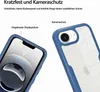 Close-up shots of a blue phone case, highlighting its protective features. Produktbild-Vorschau