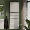 FACKELMANN Doppel-Hochschrank KARA / Badschrank mit Produktbild-Vorschau 2