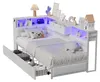 UnboxG Polsterbett 90x200 cm Weiß, Einzelbett als Eckbett Produktbild-Vorschau 14