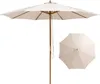 GOPLUS Sonnenschirm 300 cm, Balkonschirm beige, Produktbild-Vorschau 1