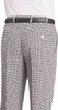 A close-up view of the back of a person wearing checkered pants. Produktbild-Vorschau