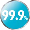 A circular graphic with the text "99.9%" on a light blue background. Náhľad obrázku produktu
