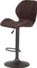 lot de 2 tabourets de bar Sonja - microfibre marron avec Voir les images du produit 12