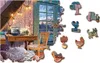 Holzpuzzle Gemütliche Hütte 500 Teile Produktbild-Vorschau 9