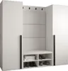 Garderobe MIRO Set 9 mit gepolsterten Paneelen Industrial Produktbild-Vorschau 1