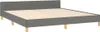 vidaXL Struttura letto senza materasso grigio scuro 160x200 Anteprima dell’immagine prodotto 3