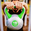 Manubrio MASTER in vinile da 16 kg Kettlebell Anteprima dell’immagine prodotto 2