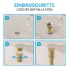 Bächlein Pop Up Ablaufgarnitur mit Überlauf für Waschbecken Produktbild-Vorschau 4
