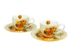 DUO ART GALLERY zestaw 2 filiżanek do espresso 90 ml Podgląd zdjęcia produktu 7