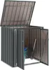 vidaXL Contenitore da giardino nero 101,5 x 82 x 100 cm in Anteprima dell’immagine prodotto 3