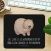 Mr. & Mrs. Panda Mauspad Wombat - Schwarz - Geschenk, pc, Produktbild-Vorschau 2