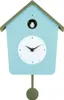 A cuckoo clock shaped like a house with a pendulum. Produktbild-Vorschau