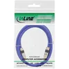 InLine 4043718018307, RCA, Samec, RCA, Samec, 20 m, Modrá Náhľad obrázku produktu 3