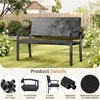Yaheetech 2-Sitzer Gartenbank aus Polyrattan, Rattan Produktbild-Vorschau 7