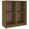 vidaXL Sideboard Honigbraun 70x33x76 cm Massivholz Kiefer - Produktbild-Vorschau 3