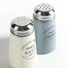 com-four® 4x Gewürzstreuer aus farbigem Glas - Salz- und Produktbild-Vorschau 4