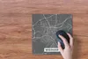 MuchoWow® Mauspad Mousepad Blau - Deutschland - Karte - Produktbild-Vorschau 3