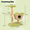 COSTWAY škrabadlo 110 cm, s polstrovaným sedadlom, skákacia Náhľad obrázku produktu 7