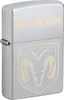 Accendino Zippo Satin Finish inciso laser motivo RAM cromo Anteprima dell’immagine prodotto 1