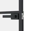 vidaXL Innentür Schwarz 93x201,5 cm Hartglas & Aluminium Produktbild-Vorschau 7