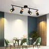 ZMH plafoniera soffitto legno faretto 4 fiamme GU10 Anteprima dell’immagine prodotto 9