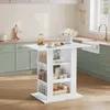 WOLTU Bartisch mit Stauraum, 2 Glashaltern, 3 Produktbild-Vorschau 4