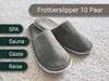 Frottierslipper in grau, 10er Set, Universalgröße Produktbild-Vorschau 3