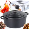 Vilde | Rondel - Z pokrywką - Czarny - 2,6 L - Żeliwo - Podgląd zdjęcia produktu 2