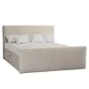 A bed with a headboard and frame, shown from a side-angle. Produktbild-Vorschau